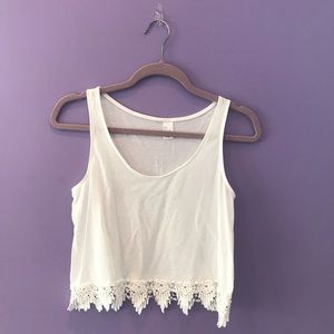White tank top